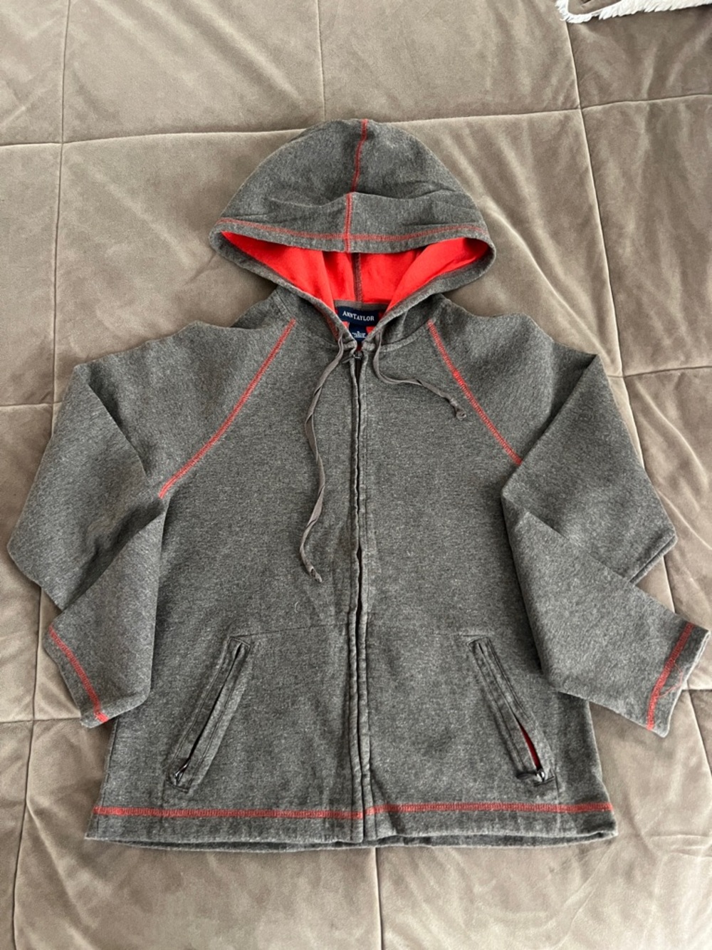 EUC Ann Taylor Gray Hoodie
